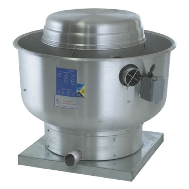EconAir DU180HFA 3400-4700 Direct Drive Centrifugal Upblast Exhaust Fan 3400-4700 CFM - 208/240v/3-ph