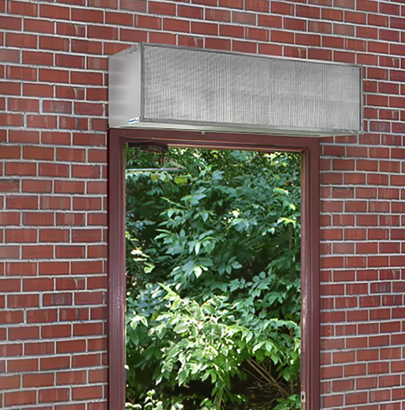 Curtron E-CFD-72-2 Save-T Air Curtain for Commercial Front Door, Aluminized Housing, 72 x 120"