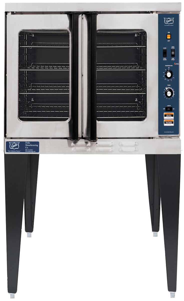 Duke E101-E-208 Single-Deck Full Size Electric Convection Oven with Thermostatic Controls 38" - 208v/3ph