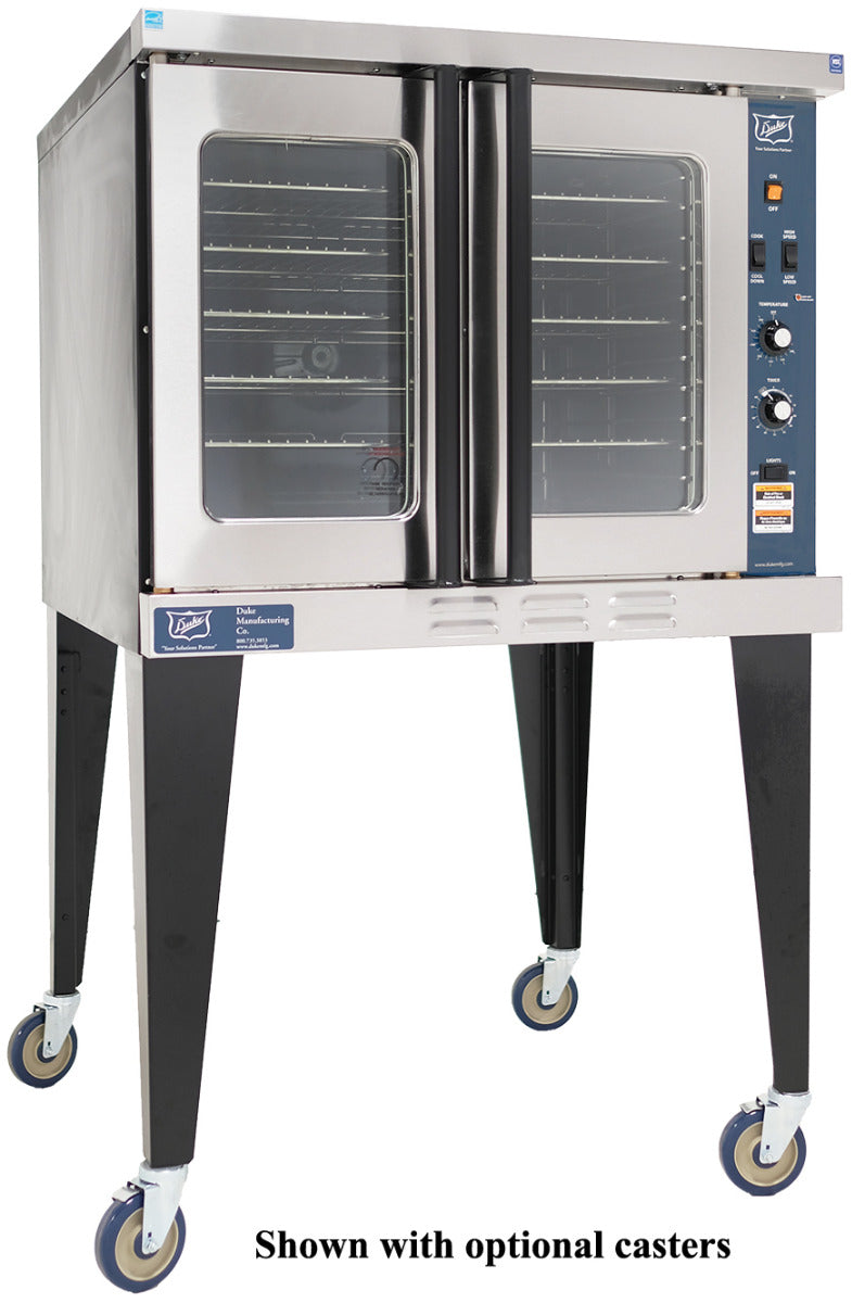 Duke E101-E-208 Single-Deck Full Size Electric Convection Oven with Thermostatic Controls 38" - 208v/3ph