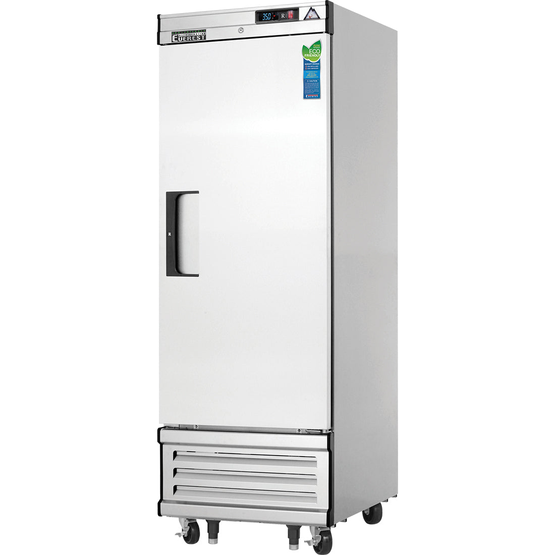 Everest Refrigeration EBR1 1-Section 1 Solid Door Reach-In Refrigerator 27" - 115V
