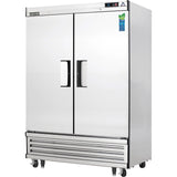 Everest Refrigeration EBRF2 2-Section 2 Solid Door Reach-In Dual Temp Refrigerator/Freezer Combo 55" - 115V