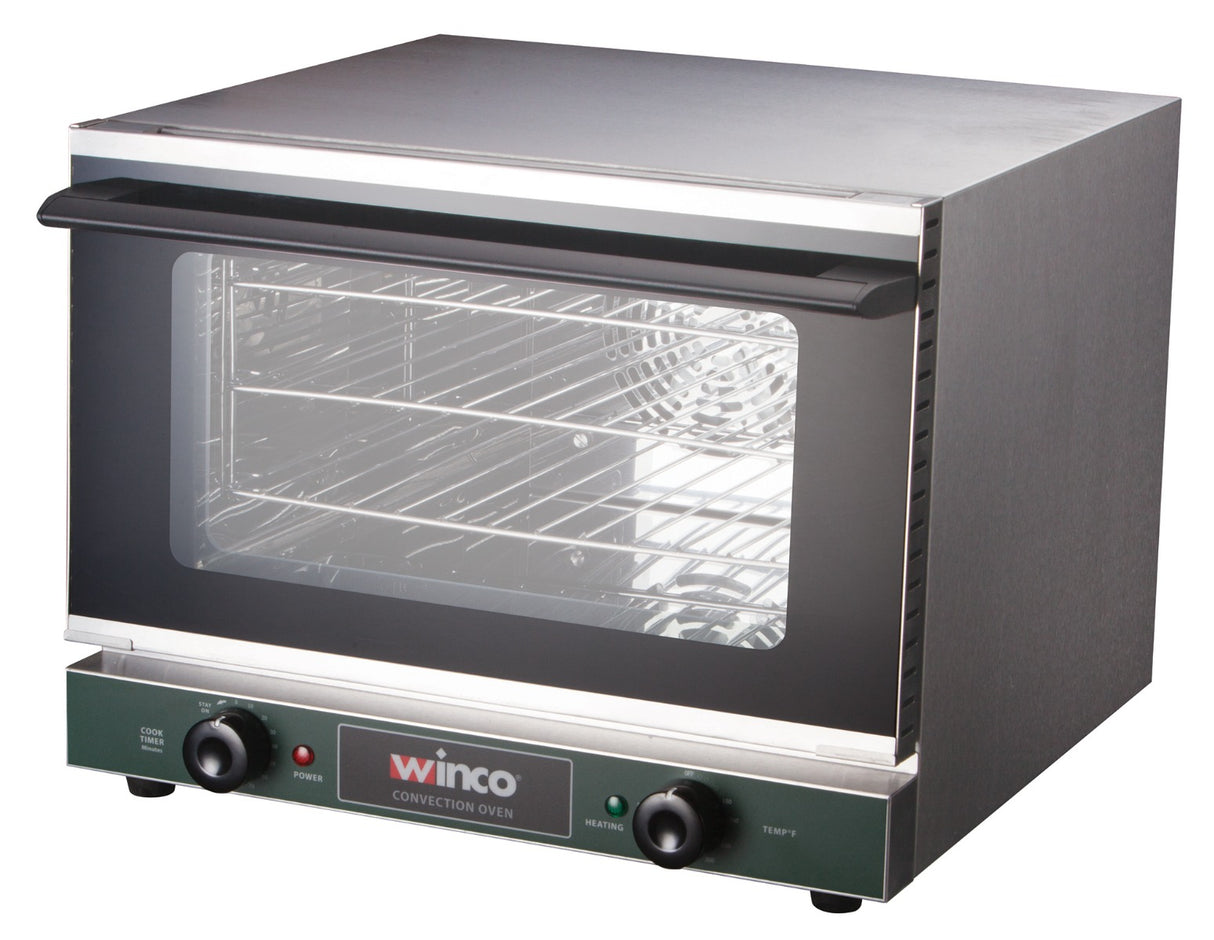 Winco ECO-250 Countertop Quarter Size Electric Convection Oven 0.8 cu. ft. - 120v, 1440W
