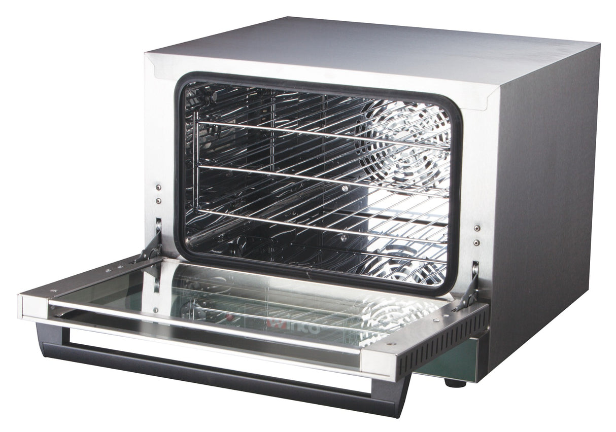 Winco ECO-250 Countertop Quarter Size Electric Convection Oven 0.8 cu. ft. - 120v, 1440W