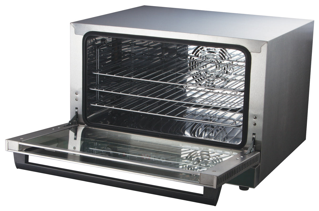 Winco ECO-500 Countertop Half Size Electric Convection Oven 1.5 cu. ft. - 120v, 1600W