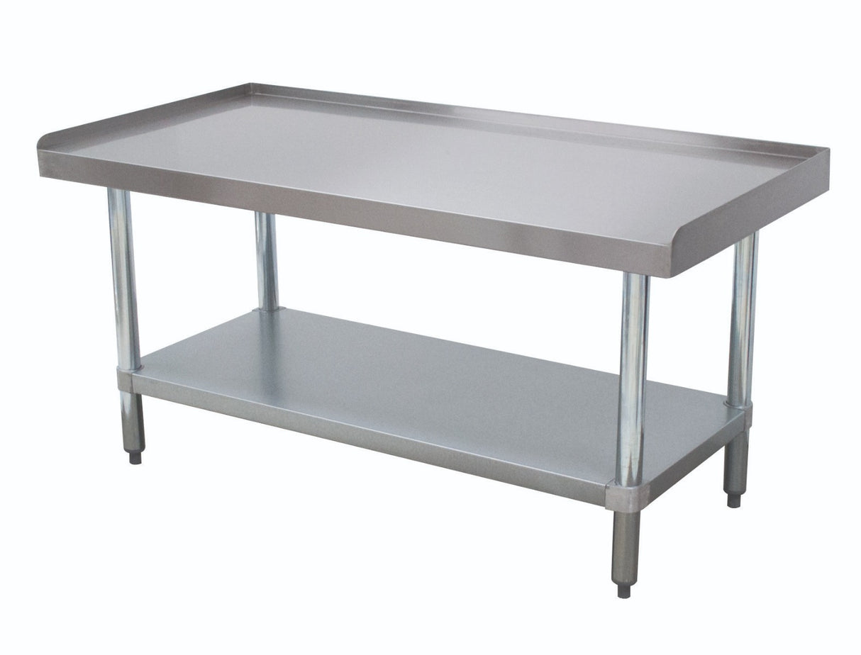Advance Tabco EG-LG-303-X Special Value Stainless Steel Equipment Stand with Adjustable Galvanized Undershelf 36" x 30"