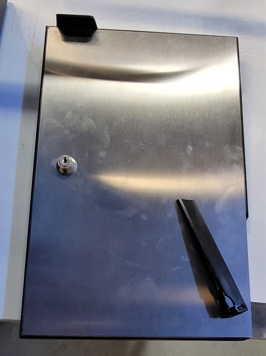 Used Egro USA EGRO ONE-TOUCH TOP MILK XP Super-Automatic Espresso Coffee Machine with a KS9 Countertop Single Gallon Milk Fridge and a Powder Module 30"W x23"D x 31"H - 220v