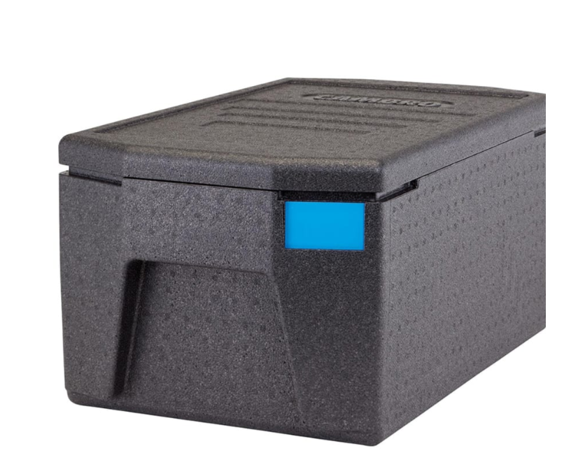 Cambro EPP180LHSW110 GoBox® Insulated Food Carrier - 48 3/5 qt w/ (1) Pan Capacity, Black