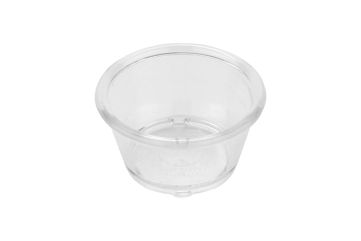 GET ER-025-CL SAN Plastic Round Ramekin 2-1/2 oz. - Clear