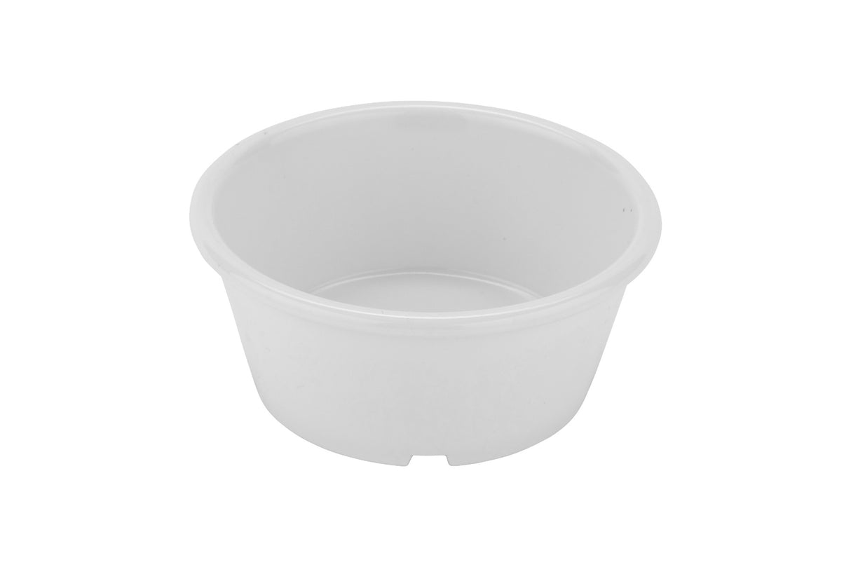 GET ER-040-W Plastic Ramekin Round 4 oz, White
