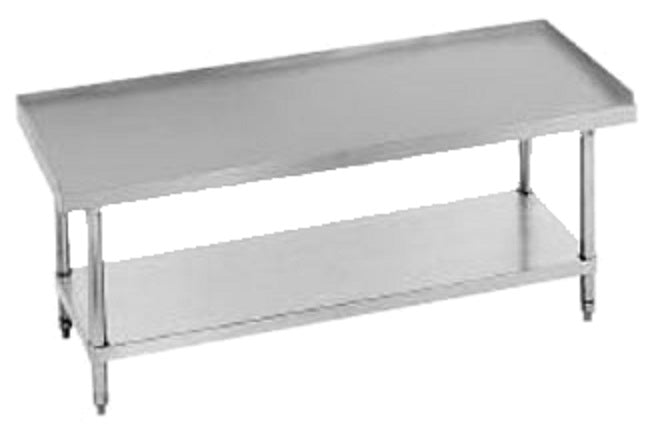 Advance Tabco ES-247 Stainless Steel Equipment Stand with Adjustable Undershelf - 84" x 24"