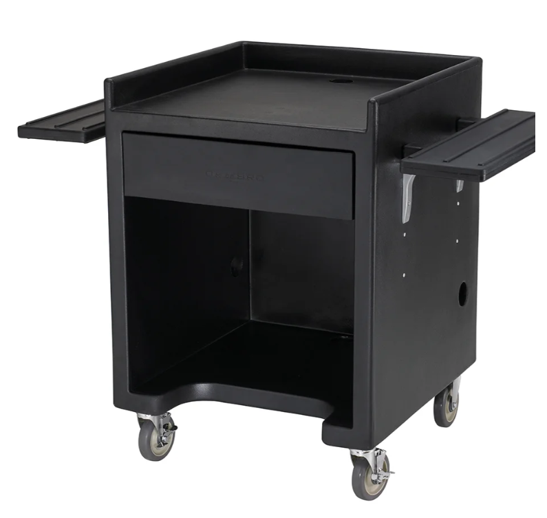 Cambro ES28RL110 44"W Cash Register Stand w/ Plastic Top, 39"H