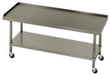 Advance Tabco ES-305C Stainless Steel Mobile Equipment Stand with Adjustable Undershelf 60" x 30"