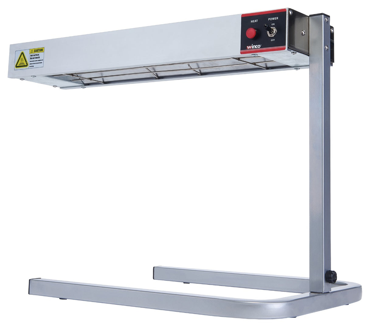 Winco ESH-1 Freestanding Infrared Strip Heater / Food Warmer with Adjustable Height U-Shaped Stand 26-1/8"L x 14-1/4"W x 20-5/8"H - 120v