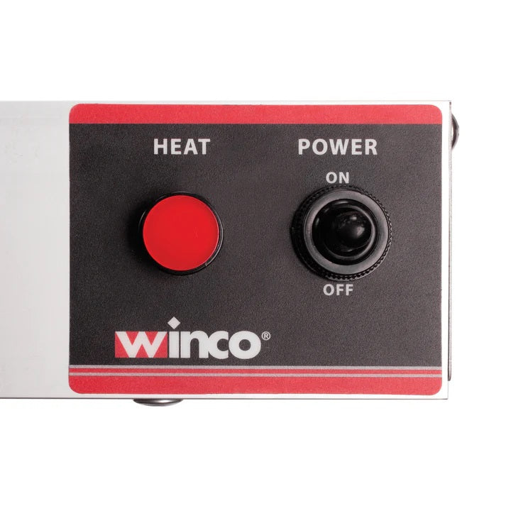 Winco ESH-1 Freestanding Infrared Strip Heater / Food Warmer with Adjustable Height U-Shaped Stand 26-1/8"L x 14-1/4"W x 20-5/8"H - 120v