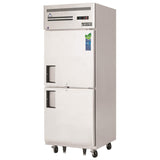 Everest Refrigeration ESRH2 1-Section 2 Half Solid Door Reach-In Refrigerator 30" - 115V