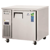 Everest Refrigeration ETF1 1-Section 1 Solid Door Side Mount Undercounter Freezer 36" - 115V