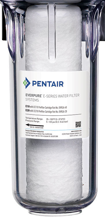 Everpure EV9534-40 B-EC110 Water Pre-Filter Cartridge - 10 Micron - fits 10" Bowl Style