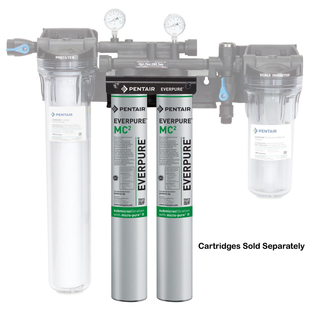 Everpure EV9612-56 MC2 Replacement Water Filter Cartridge - .5 Micron and 1.67 GPM