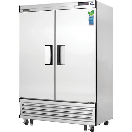 Everest Refrigeration EBF2 2‑Section Reach‑In Freezer with Two Solid Swing Doors