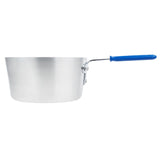 Vollrath 4350 Wear-Ever Tapered Aluminum Sauce Pan with Blue Silicone Cool Handle-10 Qt.