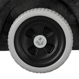 Rubbermaid FG101100BLA Structural Foam Open Top Utility Duty Tilt Truck / Trash Cart - Black - 3/4 cu. yd. (600 lb. Capacity)