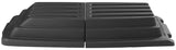 Rubbermaid FG102800BLA Structural Foam Plastic Hinged Domed Tilt Truck Lid - Black - for FG101100BLA and FG101300BLA Tilt Trucks