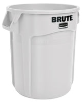 Rubbermaid FG261000WHT Vented BRUTE Round Container 10 Gal. - White