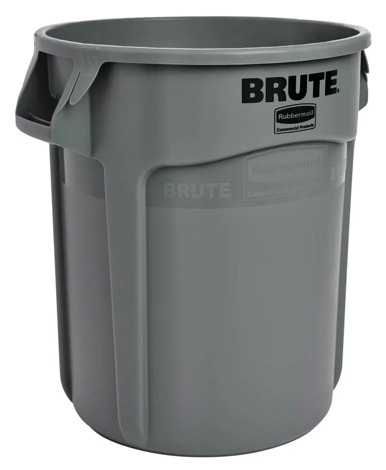 Rubbermaid FG262000GRAY Vented BRUTE Round Container 20 Gal. - Gray