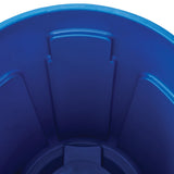 Rubbermaid FG263200BLUE Vented BRUTE Round Container 32 Gal. - Blue