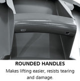 Rubbermaid FG263200GRAY Vented BRUTE Round Container 32 Gal. - Gray