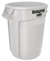 Rubbermaid FG263200WHT Vented BRUTE Round Container 32 Gal. - White