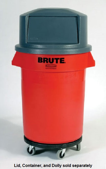 Rubbermaid FG263788GRAY BRUTE Dome Top Lid for 32-Gallon Container - Gray