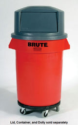 Rubbermaid FG263788GRAY BRUTE Dome Top Lid for 32-Gallon Container - Gray