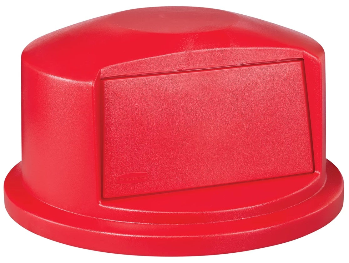 Rubbermaid FG263788RED BRUTE Dome Top Lid for 32-Gallon Container - Red