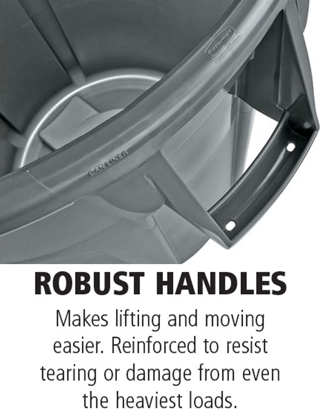 Rubbermaid FG264360GRAY Vented BRUTE Round Container 44 Gal. - Gray
