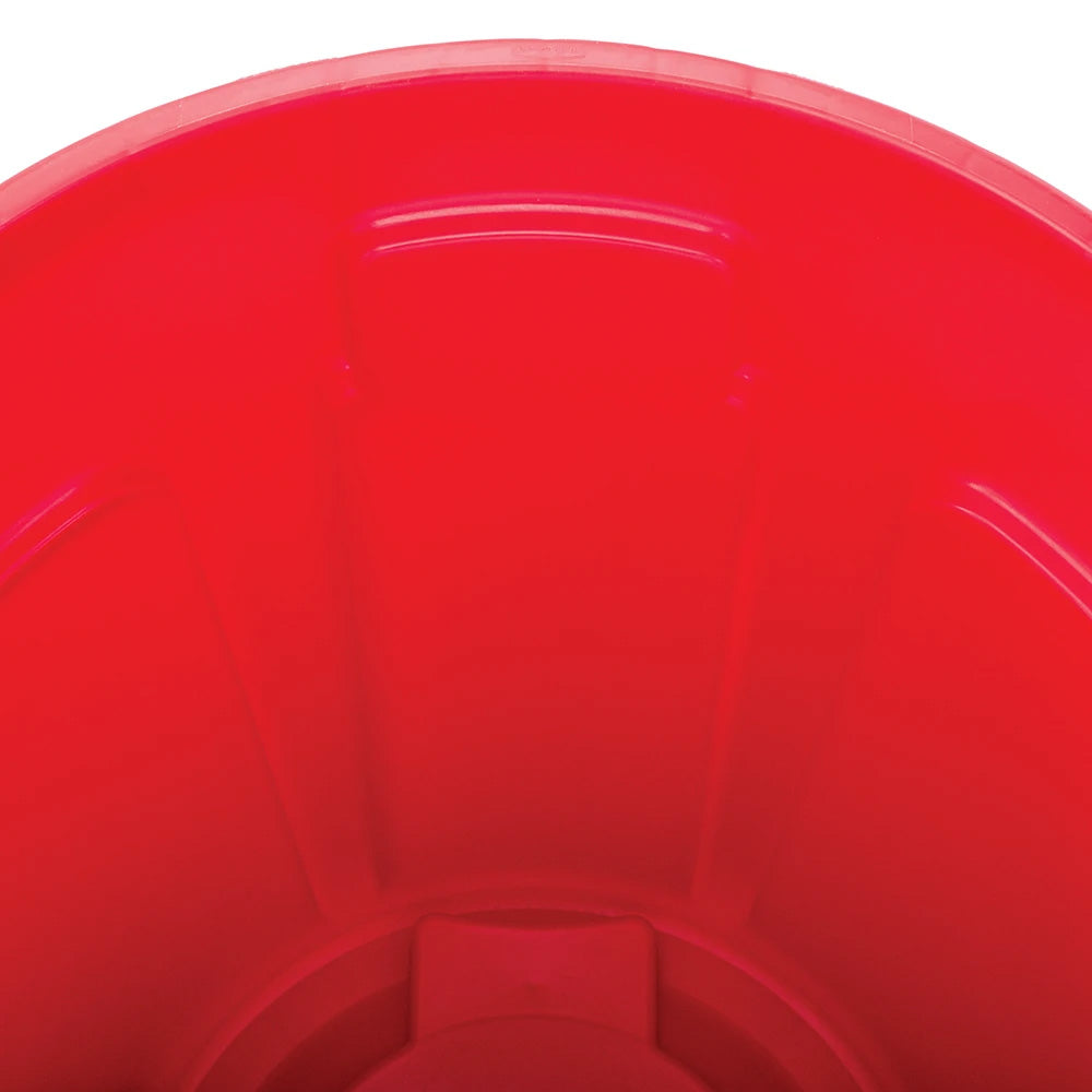 Rubbermaid FG264360RED Vented BRUTE Round Container 44 Gal. - Red