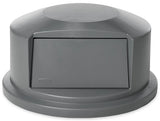 Rubbermaid FG264788GRAY BRUTE Dome Top Lid for 44-Gallon Container - Gray