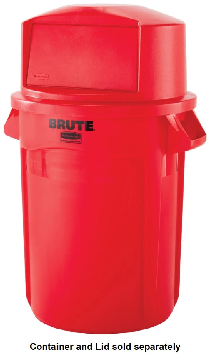 Rubbermaid FG264788RED BRUTE Dome Top Lid for 44-Gallon Container -Red