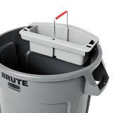 Rubbermaid FG264900GRAY BRUTE Plastic Maid Caddy / Cleaning Caddy 16"L x 9"W x 5"H - Gray