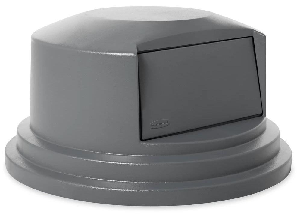 Rubbermaid FG265788GRAY BRUTE Dome Top Lid for 55-Gallon Container - Gray