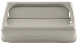 Rubbermaid FG267360BEIG Slim Jim Swing-Top Container Lid - Beige