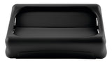 Rubbermaid FG267360BLA Slim Jim Swing-Top Container Lid - Black