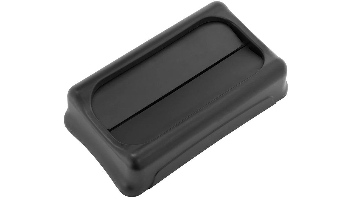 Rubbermaid FG267360BLA Slim Jim Swing-Top Container Lid - Black