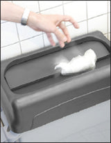 Rubbermaid FG267360GRAY Slim Jim Swing-Top Container Lid - Gray