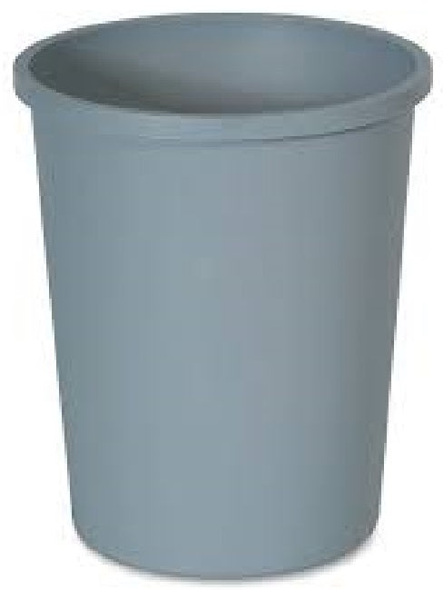 Rubbermaid FG294700GRAY Untouchable Round Container / Trash Can 44-3/8 quart (11 Gal.) - Gray