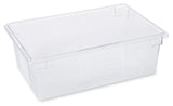 Rubbermaid FG330000CLR Polycarbonate Food / Tote Box 26" x 18" x 9"D - 12-1/2 Gal. - Clear