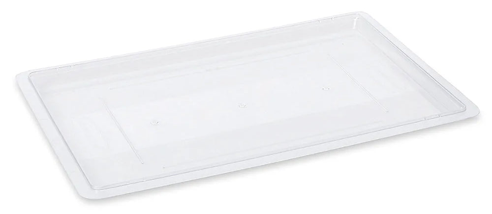 Rubbermaid FG330200CLR Polycarbonate Food / Tote Box Lid 26" x 18" - Clear