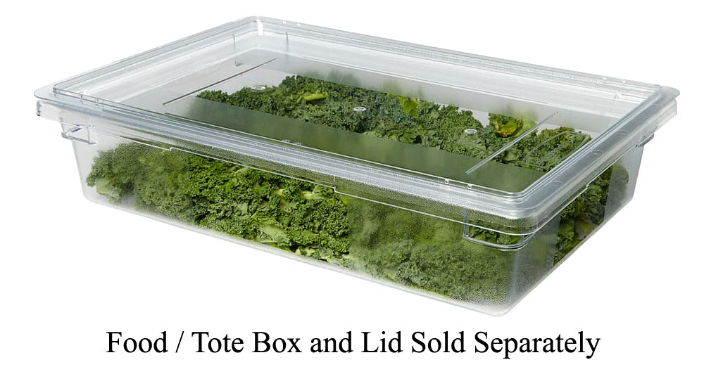 Rubbermaid FG330200CLR Polycarbonate Food / Tote Box Lid 26" x 18" - Clear