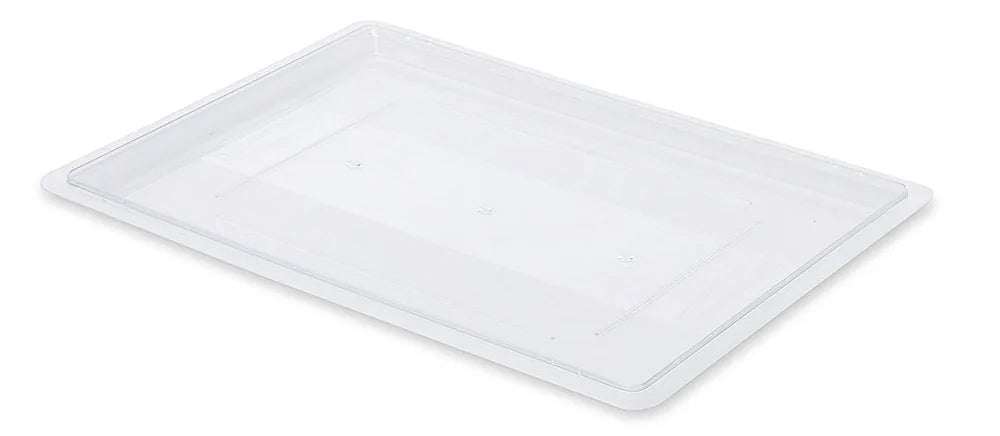 Rubbermaid FG330200CLR Polycarbonate Food / Tote Box Lid 26" x 18" - Clear